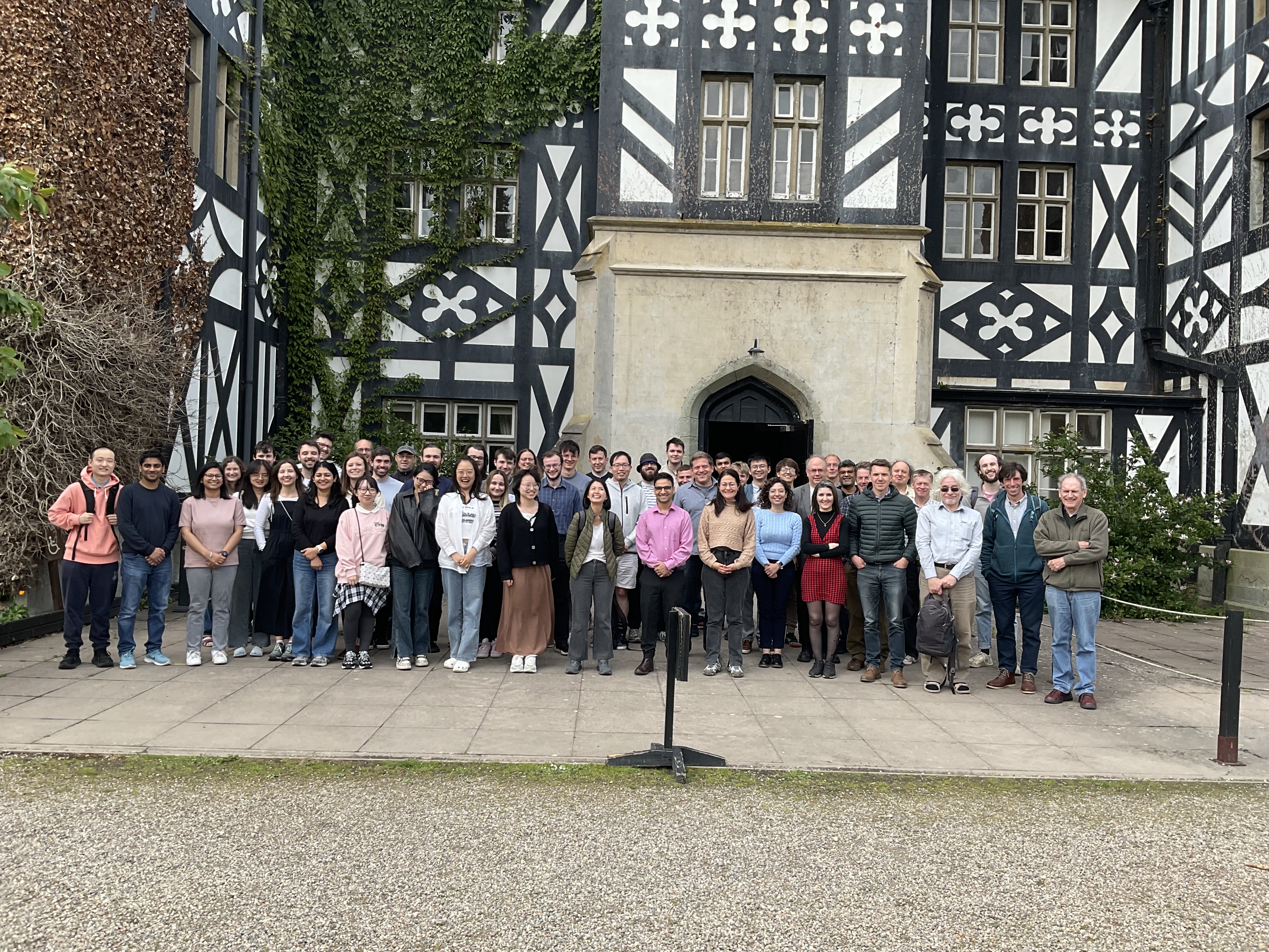 photo of 2025 participants outside gregynog hall